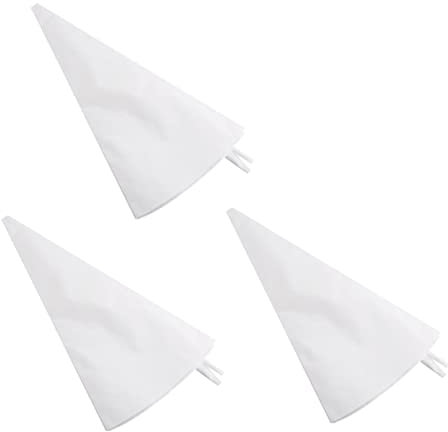 PRETYZOOM 1 Set Sacchetti Di Forniture Supporto Per Torta Tasca Da Pasticcere Tasca Pasticcere Strumenti Per La Decorazione Di Dolci Sacchetti Per Glassare Tela Di Cotone 3 Pz