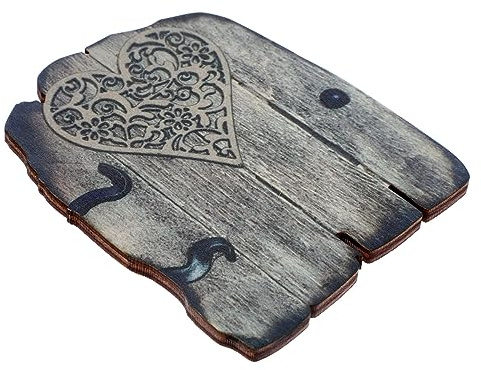 LIOOBO Puerta Miniatura De Madera para Jardín Adorno Decorativo De Hadas para Decoración De Árboles Modelo De Puerta De Duende Resistente para Interiores y Exteriores