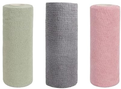 Kitchen Roll Reusable Cleaning Wipe Household Microfiber Towel Rolls Dish Rags Wash Paper Towel Parts for Home Care and Cleaning(Color 6)