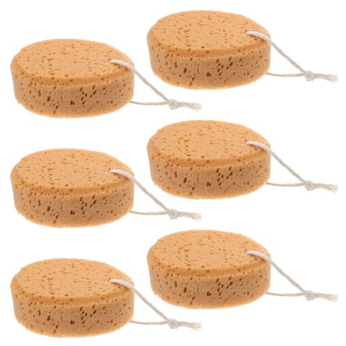 ibasenice 6piezas Esponjas de Baño Ultra Suaves con Estructura de Panal Bolas de Esponja de Baño para Exfoliar el Cuerpo la Ducha para Hombres y Mujeres