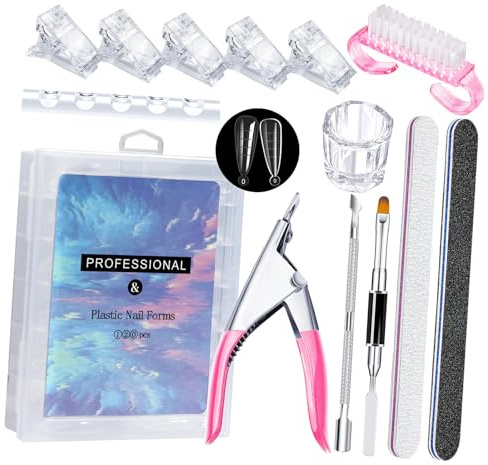 Kit professionnel pour nail art avec pointes et clip en fer à cheval - Accessoires de manucure pour femmes et filles