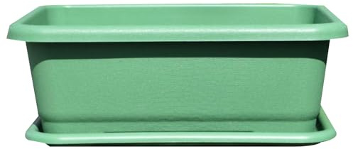 Ijksbehjf Vaso per piante ispessite Scatola per vasi di verdure Contenitore di giardinaggio domestico di grande capacità per fiori Uso interno esterno Contenitore per piantare ispessito