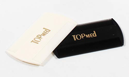Top Med Läusekamm, Schwarz/Weiß