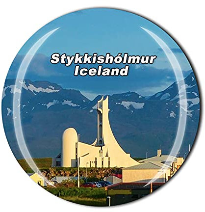 Stykkisholmur Island Kühlschrankmagnet Kristall Touristen Souvenir Geschenkkollektion Kühlschrank Magnetischer Aufkleber