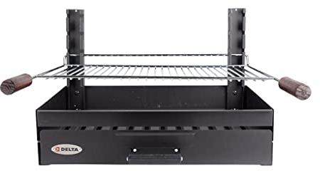 I LOVE BBQ - Barbecue a carbone da incasso - Barbecue da appoggio 6/8 posate - Set grigliate - Dimensioni: 59 x 55 x 41 cm, 647417