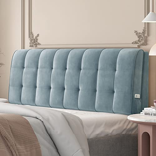 Großes Kopfteil Rückenlehnenpolster Lesekissen Keil Lendenkissen Wandkissen Bettrückenlehne Für Tagesbett, Etagenbett, Bank Mit Abnehmbarem Bezug,B,No headboard King 70.8