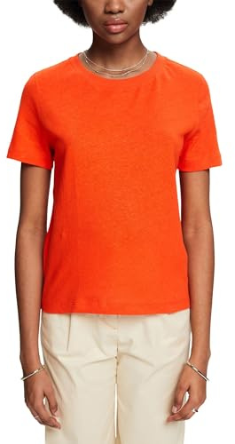 ESPRIT 034ee1k330 Camiseta, 880/Bright Orange, XXS para Mujer