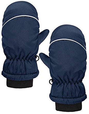 Kinder Handschuhe 2-3 Jahre, 3 Jahre Skifahren Wasserdicht Winter Skihandschuhe Schneehandschuhe Winddicht Sport Warm Kinderhandschuhe Winterhandschuhe Mädchen Jungen Ski Handschuhe Fleece Handschuhe