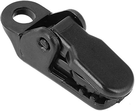 Alomejor 10 Pezzi Kit di Morsetti per Tettoia per Tendalino Clip per Telo Ombrello Militare Corda a Scatto Ganci per Stringere Strumento per Tenda da Campeggio Esterna Roulotte