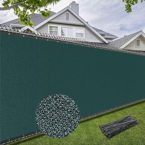 BeGrit Garden Privacy Screen 2m × 15m Outdoor Fence Covering Net 90% HDPE Tear & UV Resistant Windbreak Privacy Mesh with 100 Cable Ties for Patio Backyard Plants Screening Panels