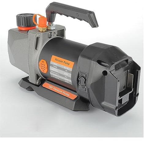 MEIVIYA Pompa per Vuoto ad Aria Refrigerazione della Presa d'Aria della Pompa a Vuoto di refrigerazione di 1/4HP 2.5CFM for Il condizionamento d'Aria della Famiglia dell'automobile(Without Battery)