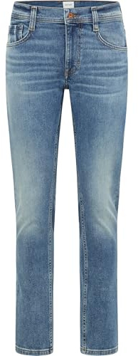 MUSTANG herrjeans byxor stil Oregon Slim, Mellanblå, 34W x 32L