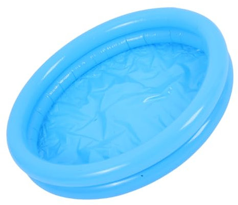 POPETPOP Piscine Gonflable Garçon et Filles Pataugeoire Extérieure Ronde 120 Cm PVC Confortable Sécurisé Jeux Aquatiques D’été Jardin Facile à Transporter