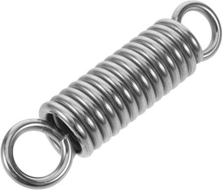 ROMISBABA Resorte Amortiguador para Columpio de Porche Muelle de Acero Inoxidable 304 de 6Mm X 150Mm Extensión Ajustable con Gancho Absorción de Impactos para Hamacas Infantiles y