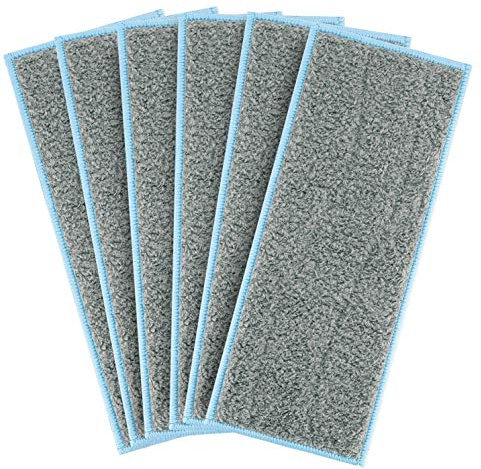 M6 Wet Mopping Pads Washable Compatible with Braava Jet m Series, Reusable Wet Pads for iRobot Braava Jet M6 (6110, 6012, 6112) Pack of 6