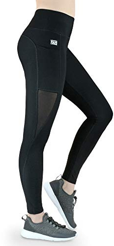 Formbelt® Laufhose Damen mit Handytasche | Sport Leggings hoher Bund | atmungsaktive Lauftights lang Yoga Wandern Jogginghose Leggins Tights