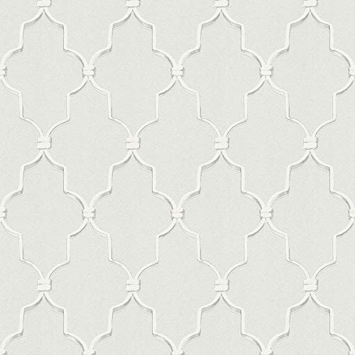 Papier peint géométrique Papier peint graphique Tapisserie géométrique Tapisserie graphique Papier peint intissé Gris Blanc 365021 | Large choix de papier peint
