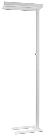Arcchio LED Büro Stehlampe dimmbar, Bewegungsmelder Tageslichtsensor Bürolampe Up and Down 8000lm 4000K Standleuchte Deckenfluter Home Office