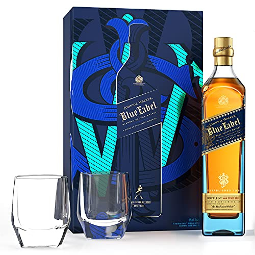 Johnnie Walker Blue Label Gift Pack with 2x Glasses