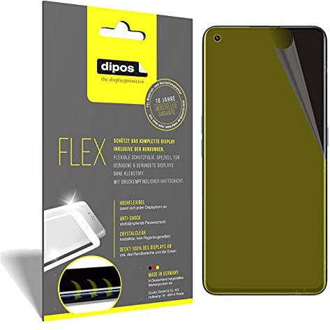 dipos I 3X Protector de Pantalla Compatible con Realme GT Neo 2 - Cobertura 100% para Pantalla I 3D Full Cover láminas Protectoras
