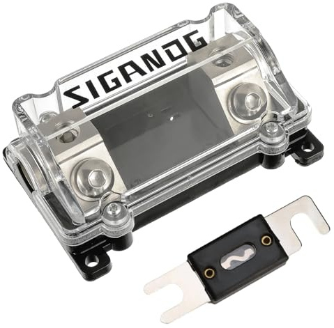 SIGANDG 0/2/4 Gauge AWG inbyggd ANL-säkringshållare med 300 Amp säkring