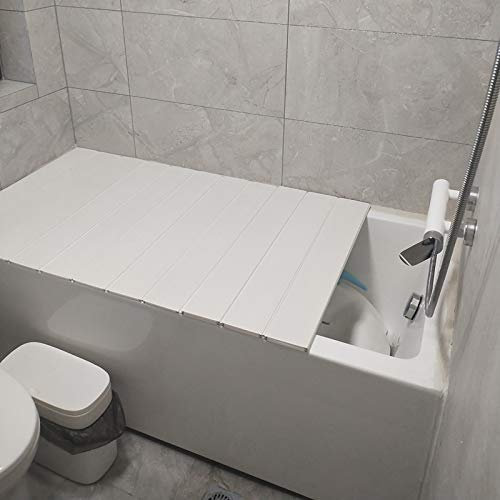 SONOSS Copertura Vasca da Bagno in PVC Antipolvere Vasca da Bagno Copertura di Isolamento Pieghevole Copri Vasca da Bagno Adatto A Tutti I Vasche da Bagno Bathtub Tray (Color : 138CM, Size : W80)