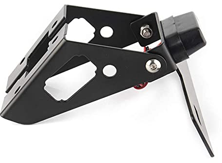 WZUNHUANG Kennzeichenhalter Halterung Fit für Nun JA 400 2018-2019 / Nun JA 250 mit Kettenreiniger-Bürsten-Bike-Gear-Tool Halterung for Kennzeichenhalter