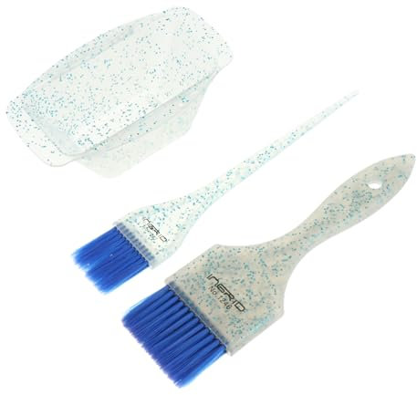 NOLITOY 1 Satz Haar färbemittel Zubehör Haarfärbepinsel und Haarfärbeschüssel-Set haar-highlighter-pinsel haarfärbepinsel set haarfärbe pinsel set werkzeug weiches Fell haar farbe pinsel