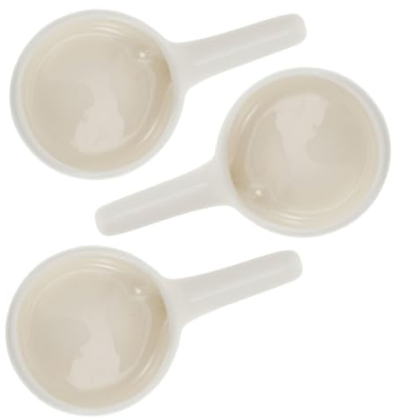 DEARMAMY 3pezzi Portacandele in Ceramica Vassoio Per Incenso Cucchiaio Per Candela Da Tè Piccolo e Delicato Resistente Al Calore Per Casa e Ufficio