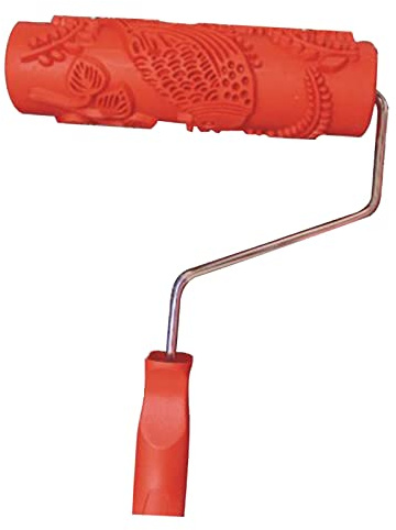 rockible Kreativer Farbroller mit einzigartigem Design und komfortablem Griff - Wählen Sie aus 15 verschiedenen Mustern, Stil 18