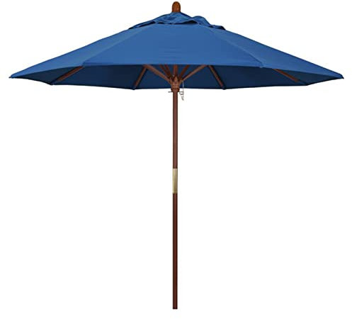 ISCBAFYX Parasol Parasol De Jardin Mini Parasols Extérieurs De Patio pour Piscine De Plage D'été, Parapluie Portatif Autoportant Résistant Au Vent De 2 M / 7 Pieds, Poteau en Bois Antique
