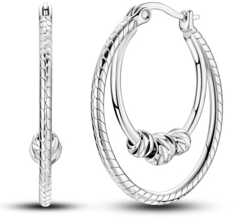 NARMO Hoop Earrings for Women 925 Sterling Silver Lightweight Hoop Earrings Trendy Earrings