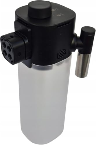 Milchbehälter Milchtank Milchkännchen Milchkanne Milchkaraffe, kompatibel mit DeLonghi Nespresso Gran Lattissima EN650.B F531BK 7313263953 Kaffeevollautomaten | Original Ersatzteil Milchkaraffe komplett mit Deckel, Milchaufschäumer, Ansaugrohre und Auslauf