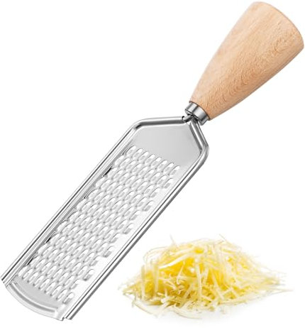 KICHOUSE Multifunktionaler Edelstahl Küchenreibe Mit Großem Schneidebereich Ergonomisch Geformt Vielseitig Für Karotten Kartoffeln Knoblauch Und Süßkartoffeln Robuster Küchenhelfer Für Einf