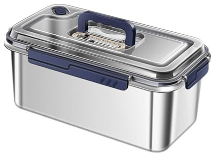 Food Storage Containers with Lids Airtight Food Grade Stainless Steel Large Capacity Leakproof Kitchen Storage Container Wit (5600, litres)