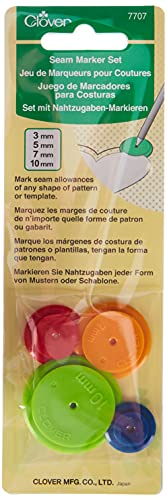 Clover 7707 Nahtzugaben-Markierer, Kunststoff, bunt, one size