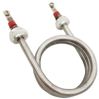 Heating Element 1200w Water Heating Element M12 Thread Spiral Heater SS304 Immersion Tubular Screw In Heater