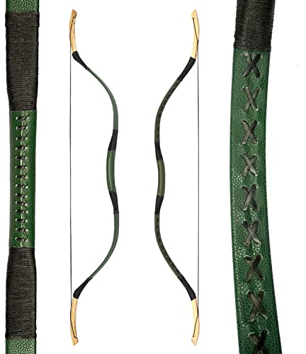 AF Archery Turkish Recurve Bow, 53 Traditional Horse Bow, Mounted Archery and Precision Shooting,Suitable for Entry Into Adults Youth Beginners Enthusiasts and Hunting, 30lbs