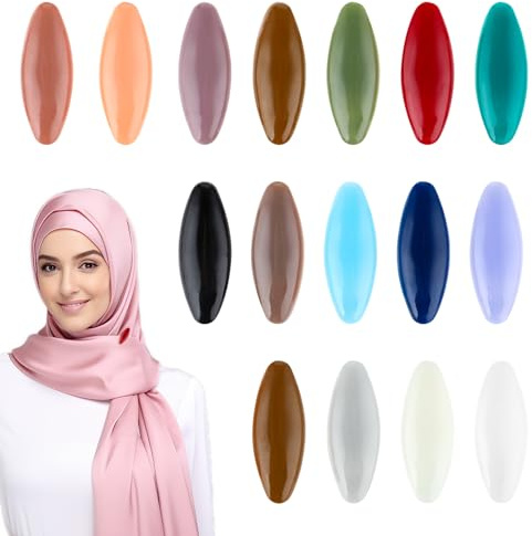 Ouligay 16 Pezzi Hijab Spille Di Sicurezza Piccole Spille Hijab Foulard Spille Di Sicurezza Hijab Spille Di Sicurezza Per Camicetta Sciarpa Scialle Spilla Abbigliamento Pin