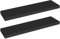 HOOBRO Set di 2 Mensole da Muro Sospese, Robuste Mensole da Parete, con Supporto Nascosto, 80 cm, per Bagno, Camera da Letto, Cucina, Ufficio, Soggiorno, Nero EBK80BJP201