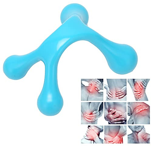 Trigger Point Massager, Deep Tissue Massage Tool,Hand Held Massagers Back Deep Tissue, Mini Handheld Four Point Handheld Massager Full Body Massage Tool for Waist Neck Foot Leg Head
