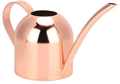 Gsycle Arrosoir en Acier Inoxydable, Arrosoir en Cuivre De 500 ML, Arrosoir pour Plantes D'intérieur, Arrosoir pour Fleurs, Arrosoir pour Plantes D'intérieur(Or Rose)
