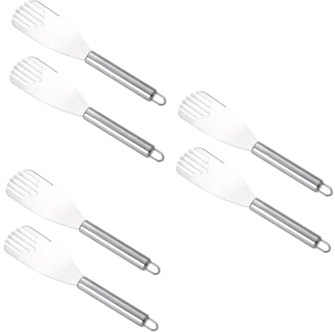 Zerodeko 3sätze Edelstahl Bratspachtel Teilig Praktischer Pfannenwender Für Steak Und Backen Mit Aufhängeloch Für Küche Und Grillen Rostfrei Und Langlebig