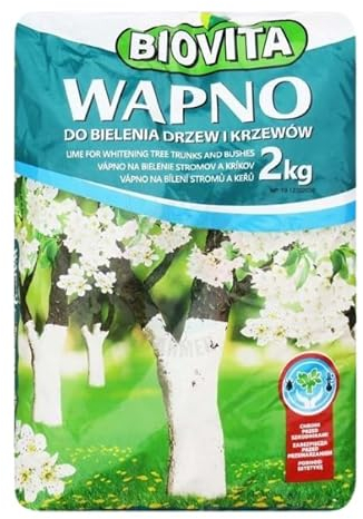 Weißanstrich Obstbäume Baumanstrich Baum Pflege Frostschutz Gartenkalk 2kg