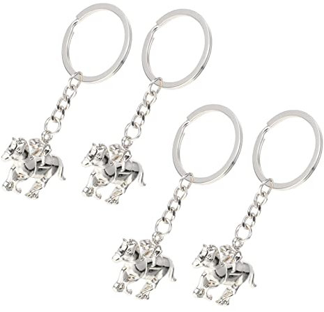 VALICLUD 12stücke Pferderennsport Schlüsselanhänger Teiliges Metall Schlüsselringe Im Pferde-design Kreative Geschenkidee Für Pferdeliebhaber Für Freizeit Und Bürodeko