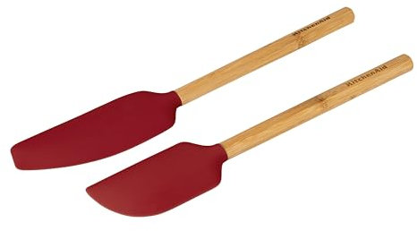 KitchenAid Lot de 2 spatules en bambou
