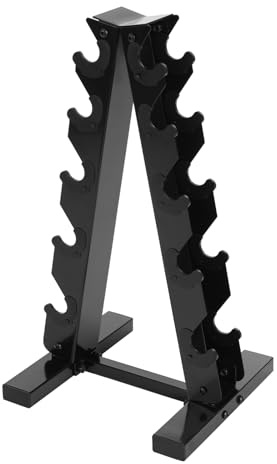 5 Ebenen Hantelständer Kurzhantelständer aus Stahl Hantelablage Dumbbell Rack bis zu 100 kg ideal für Home Gym