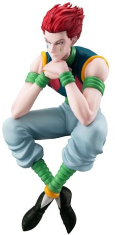 Zhongkaihua Hisoka Figur Anime Sitting Figur, ca. 15 cm Modell Statue Weihnachten Home Ornament Geburtstag Dekoration Geschenk Ornament