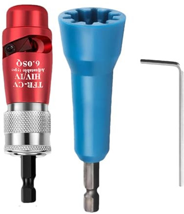 Drill Bit Wire Stripper, Electrical Wire Stripping Tool, Professional Electrician Tool Set, 3.27x2.48 inches Ergonomic Twisting Device for Quick Nut Installation