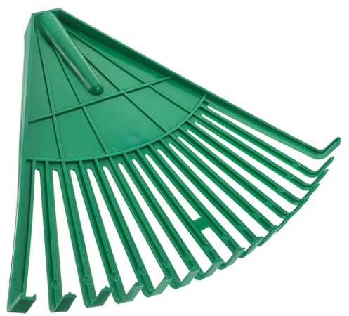 UKCOCO Rastrello Per Foglie Da Attrezzo Per Prati e Arbusti Leggero e Compatto Per Pulizia Efficiente Tagliata e Detriti